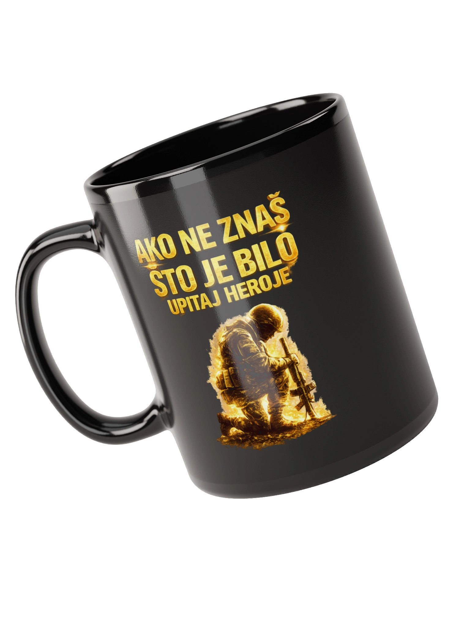 AKO NE ZNAŠ,UPITAJ HEROJE - VISOKO KVALITETNA ŠALICA product image (10)