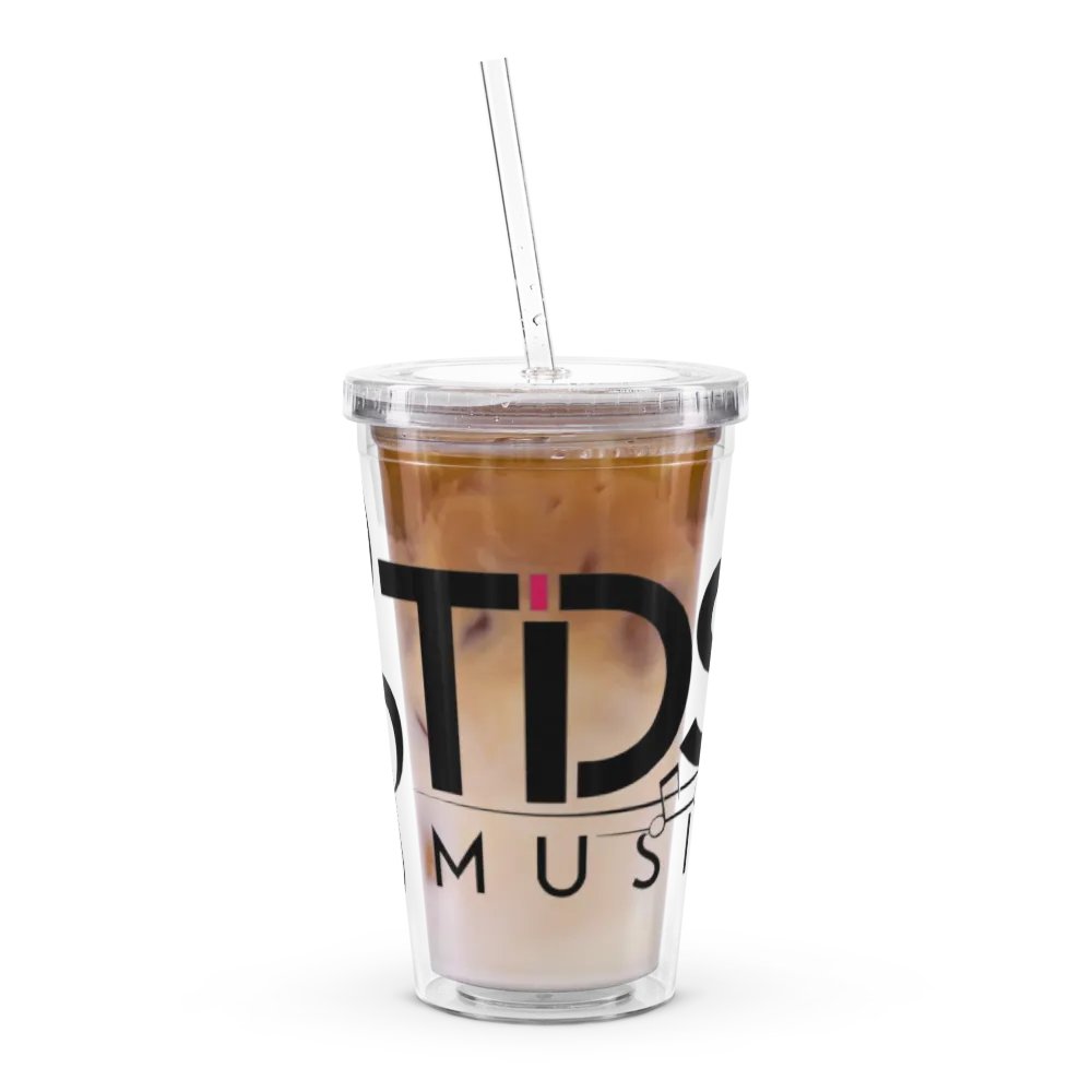 TDS Music 16oz Double Wall Insulated Tumbler - Clear, Music Themed Design product image (10)