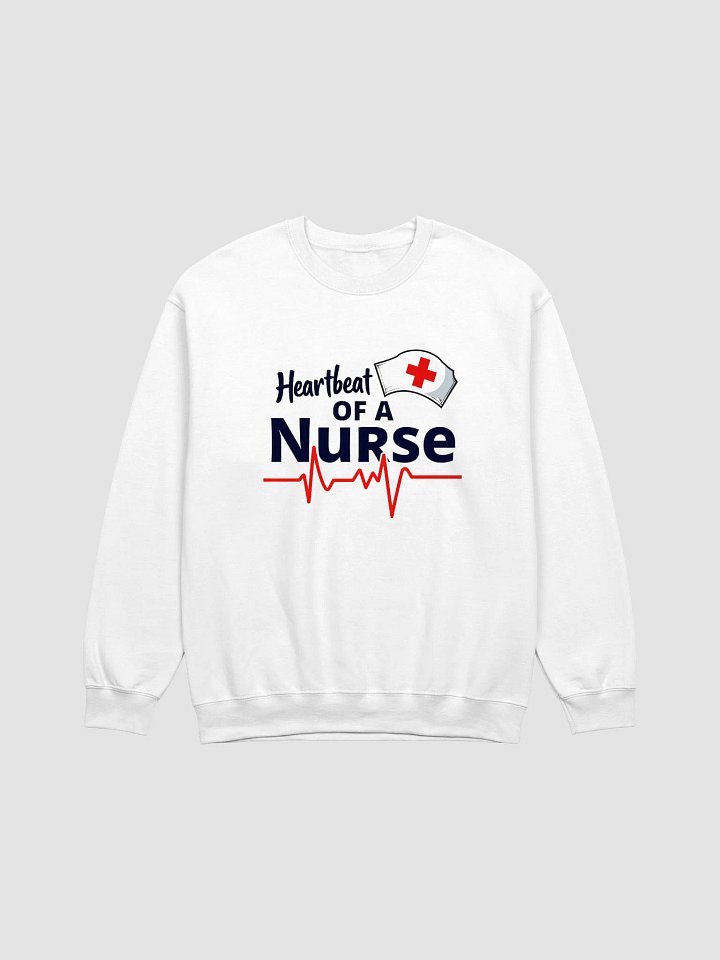 Heartbeat of a Nurse Crewneck Sweatshirt product image (2)