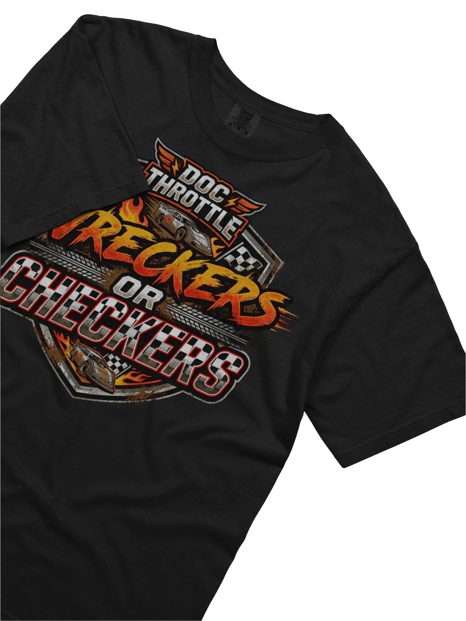 Throttle Wreckers or Checkers Racing Tee product image (41)