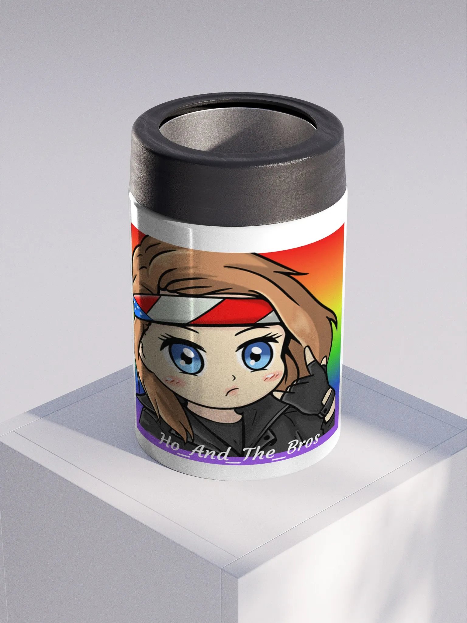 HB Rainbow Koozie product image (1)