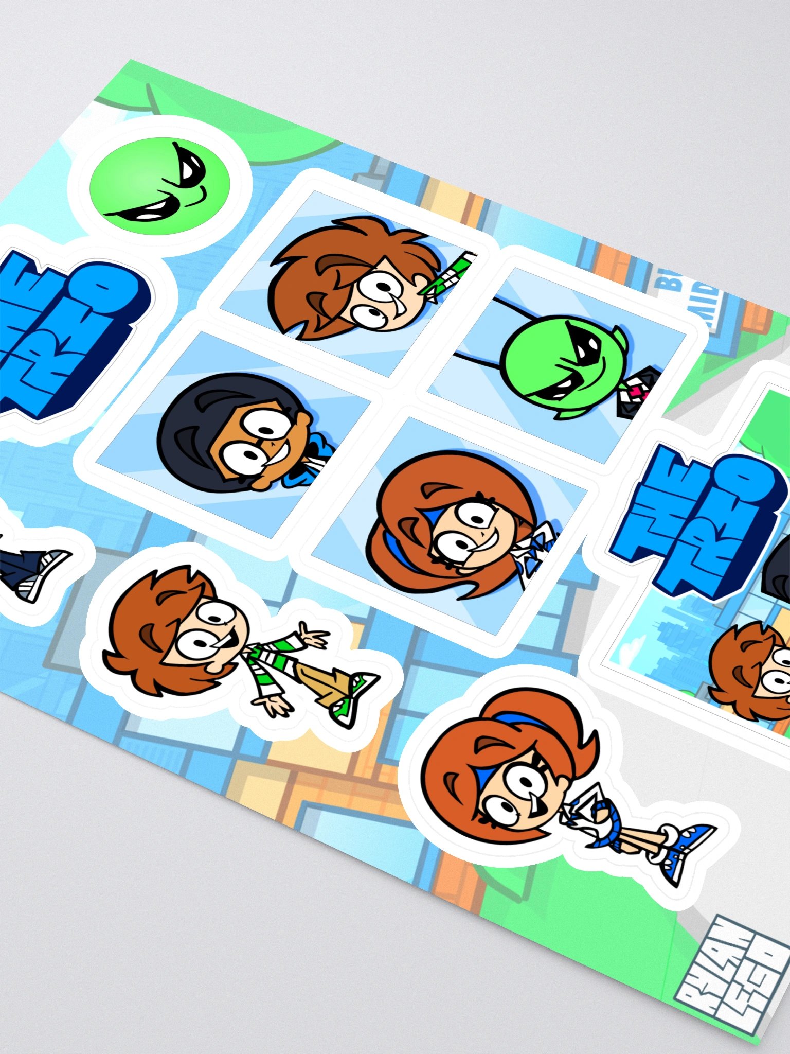 The Trio Sticker Sheet product image (3)