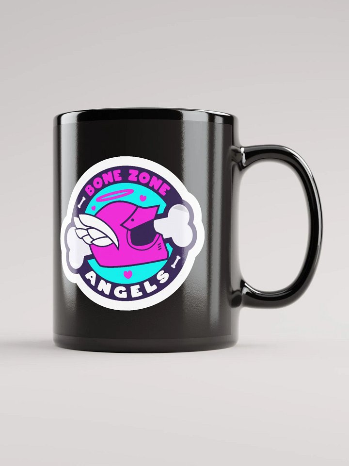 BONE ZONE ANGELS BLACK MUG product image (1)