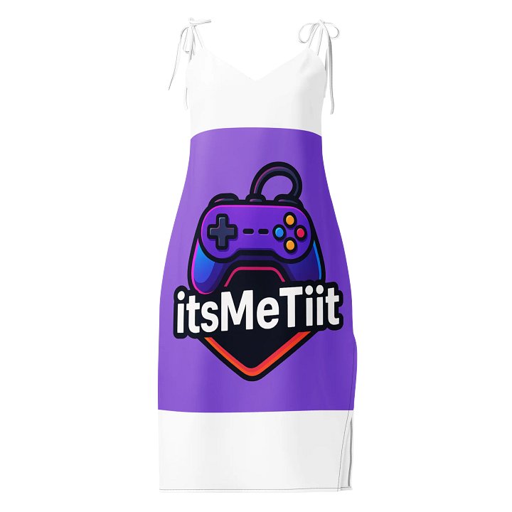 Game Controller Chic All-Over Print Slip Dress product image (1)