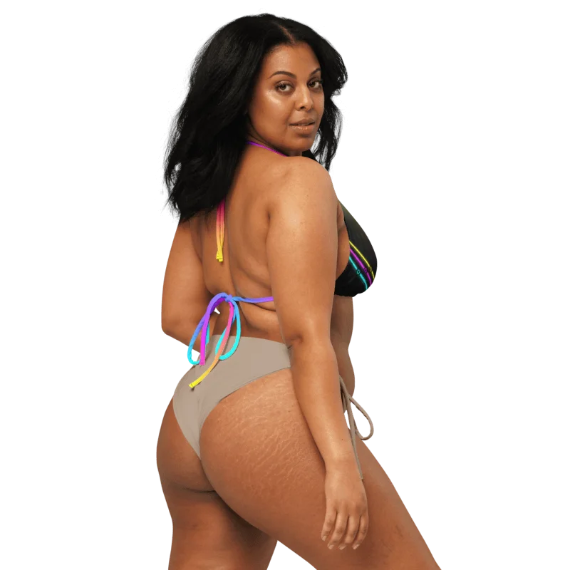 AbsolutRyan - Pattern- All-Over Print Padded String Bikini (Top) product image (4)