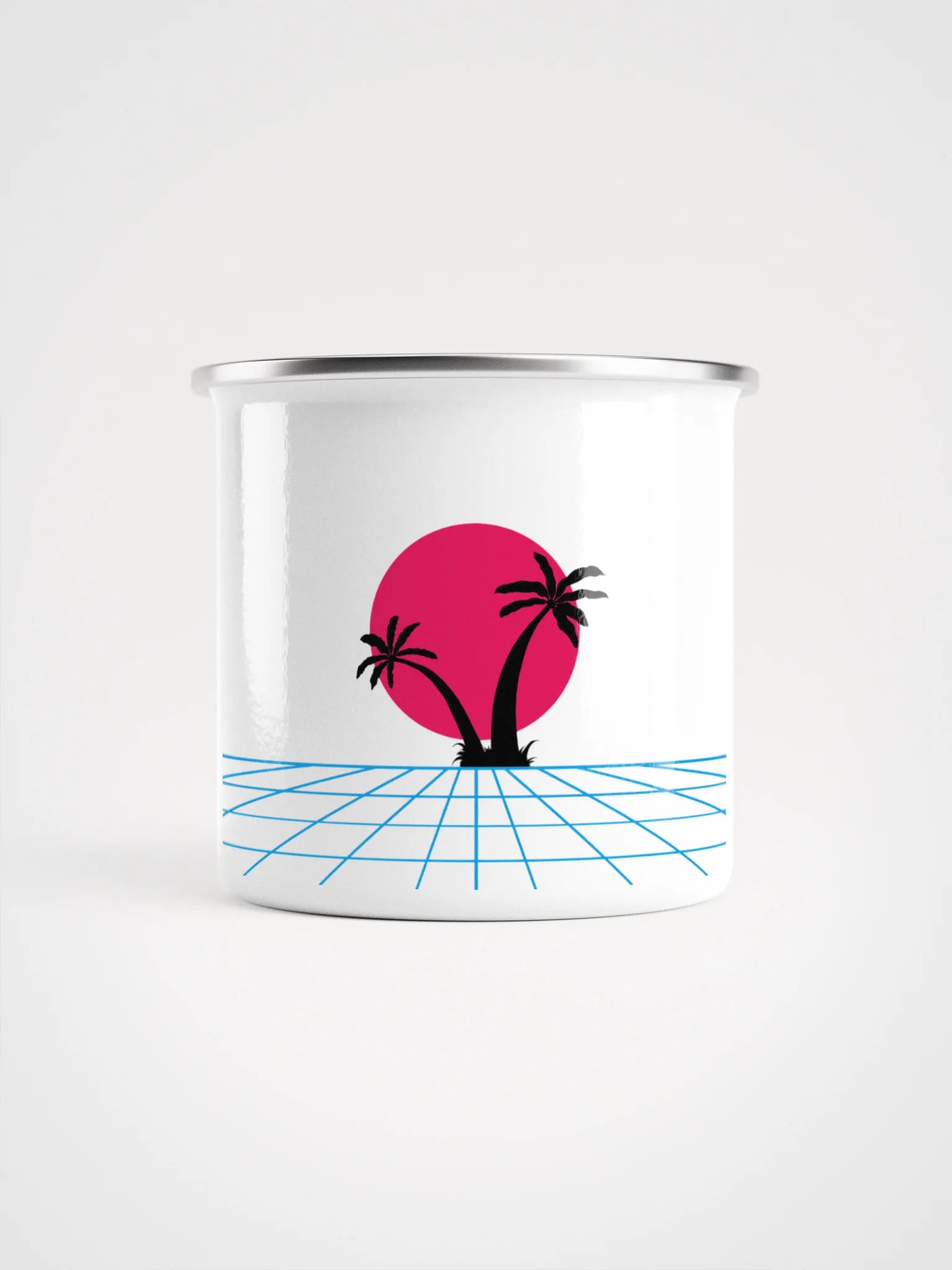 Retro Sunset Enamel Mug product image (2)