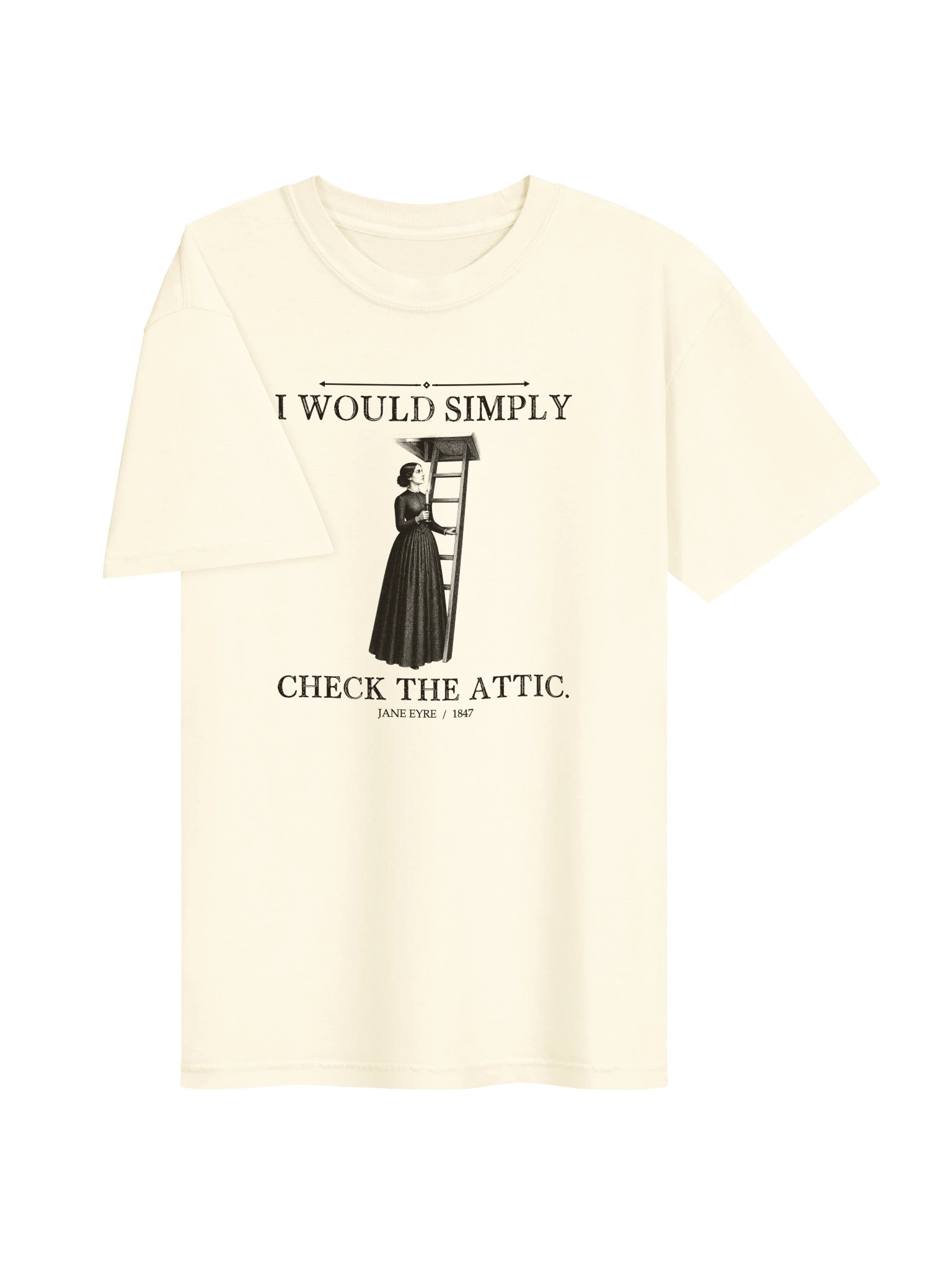 Check The Attic -- Jane Eyre Tee (Light) product image (9)