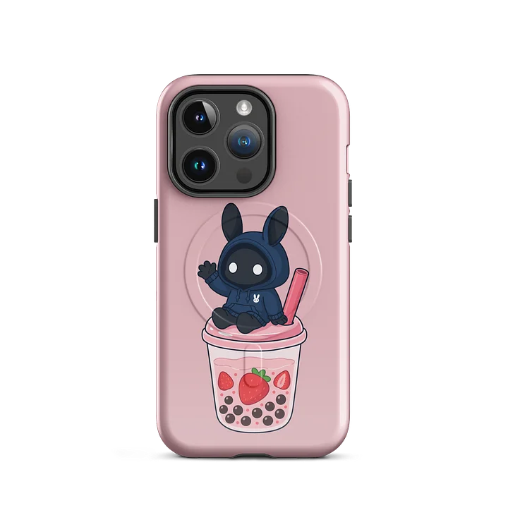 Poochoki Strawberry Bubble Tea MagSafe iPhone Case product image (2)