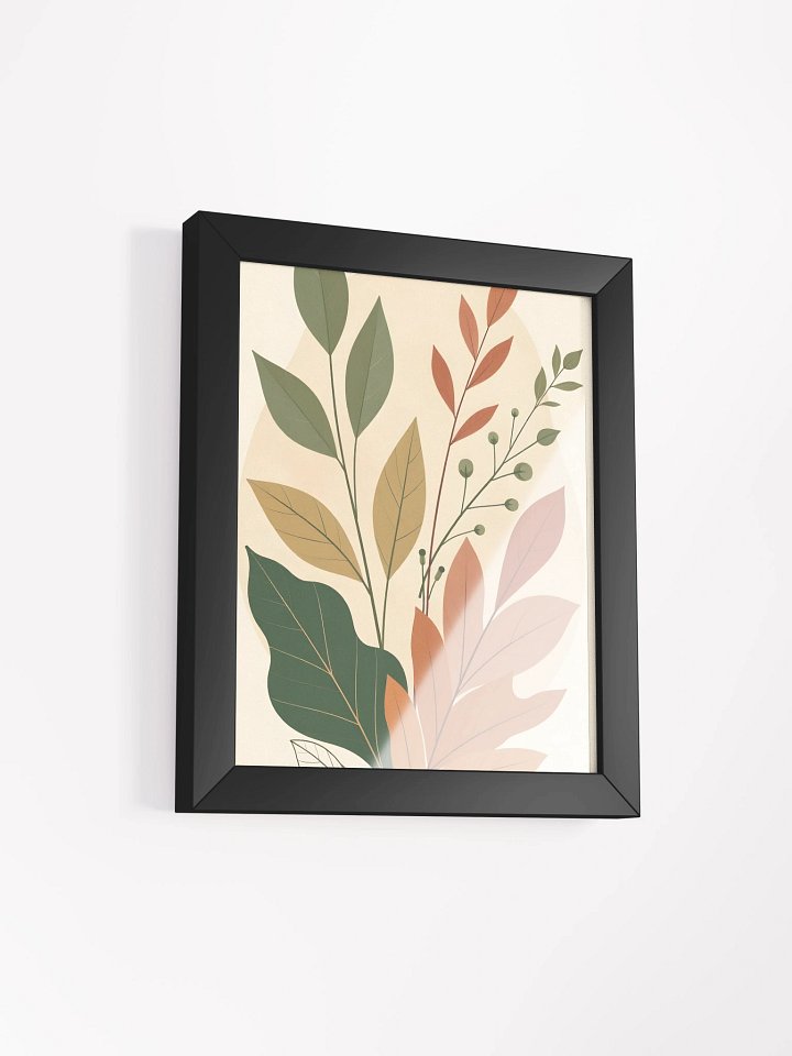 "Autumn Leaves Minimalist Botanical Wall Art | 8x10 Print" product image (2)
