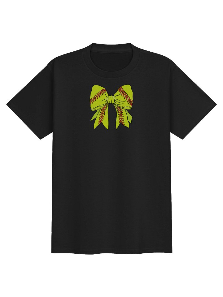 Youth Softball Bow T-Shirt product image (2)