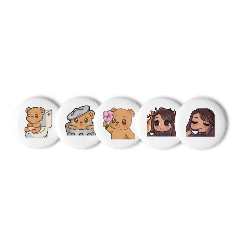 Cosy Chaotic Pin Set 🐻 product image (2)