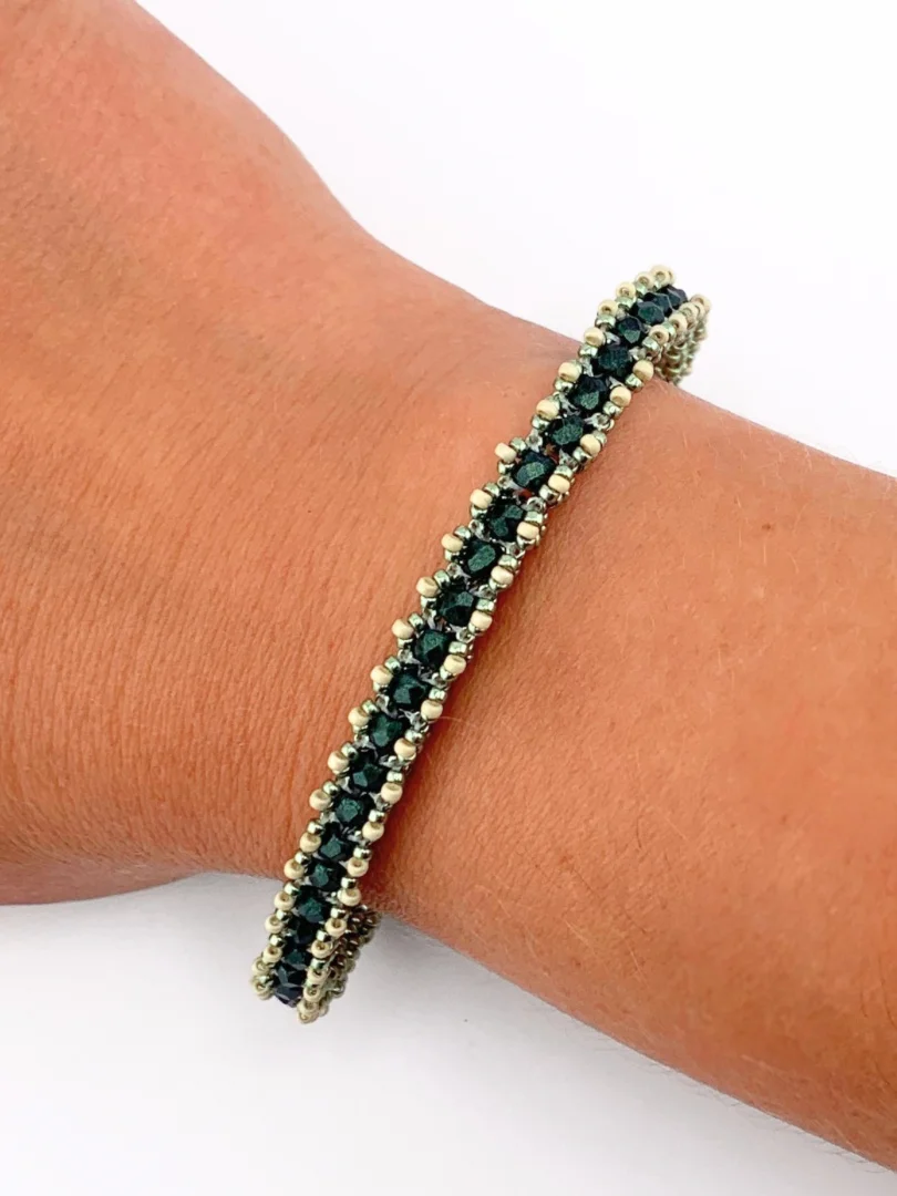 Beading Pattern - 3mm Fire-Polished Tennis Bracelet product image (5)