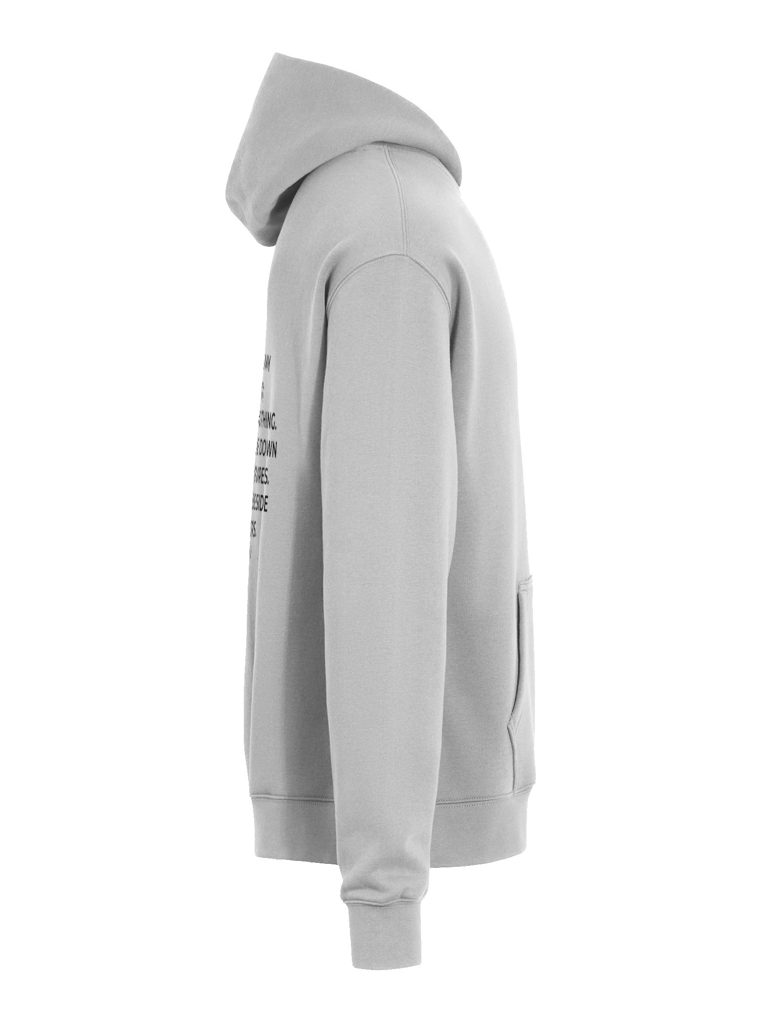 Psalm 23:1 Eclipse Oversized Hoodie [Dark] product image (8)