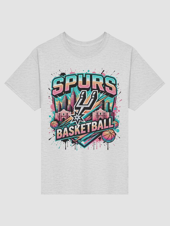 San Antonio Spurs Basketball 2026 Playoffs Skyline City Pride T-Shirt product image (1)