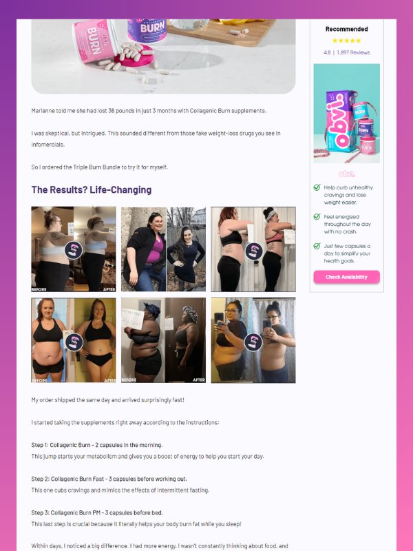 SlimStory Elite – Advertorial Weight Loss Template product image (7)