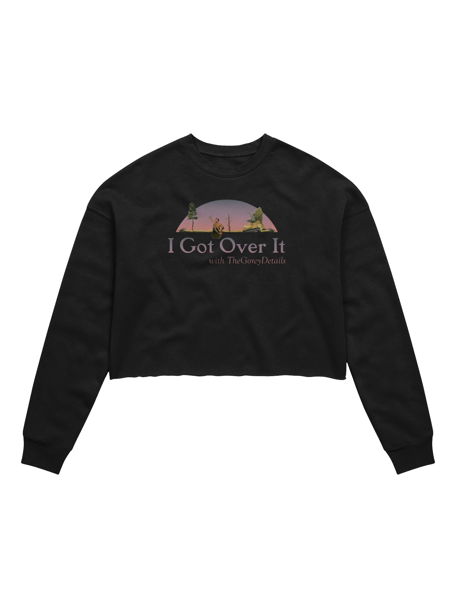 I Got Over It - Bella+Canvas Women's Fleece Crop Sweatshirt product image (1)