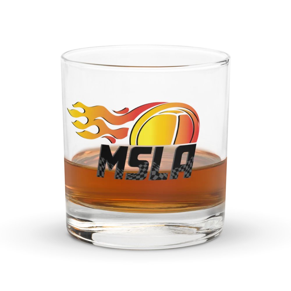 MSLA Logo Rocks Glass product image (1)