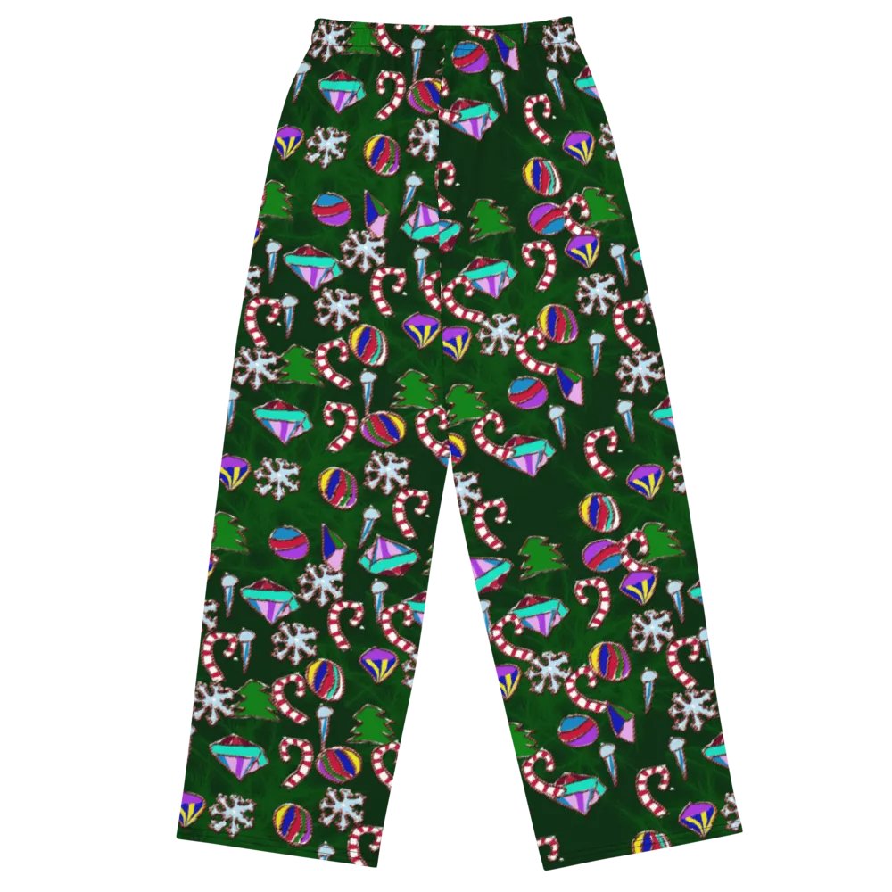 Ornaments Pattern Wideleg Pants product image (2)