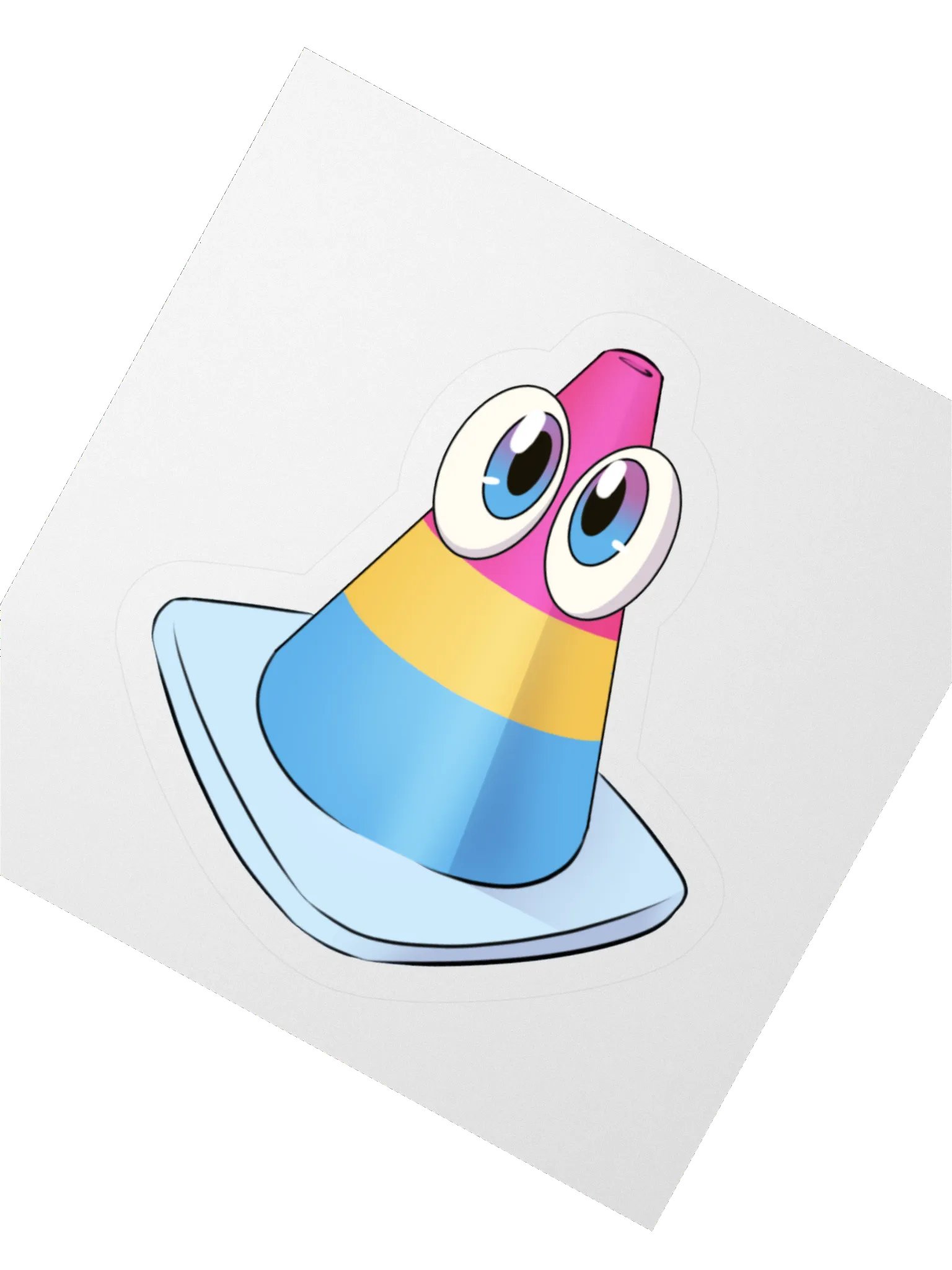 Pride Cone Sticker - Pan product image (4)