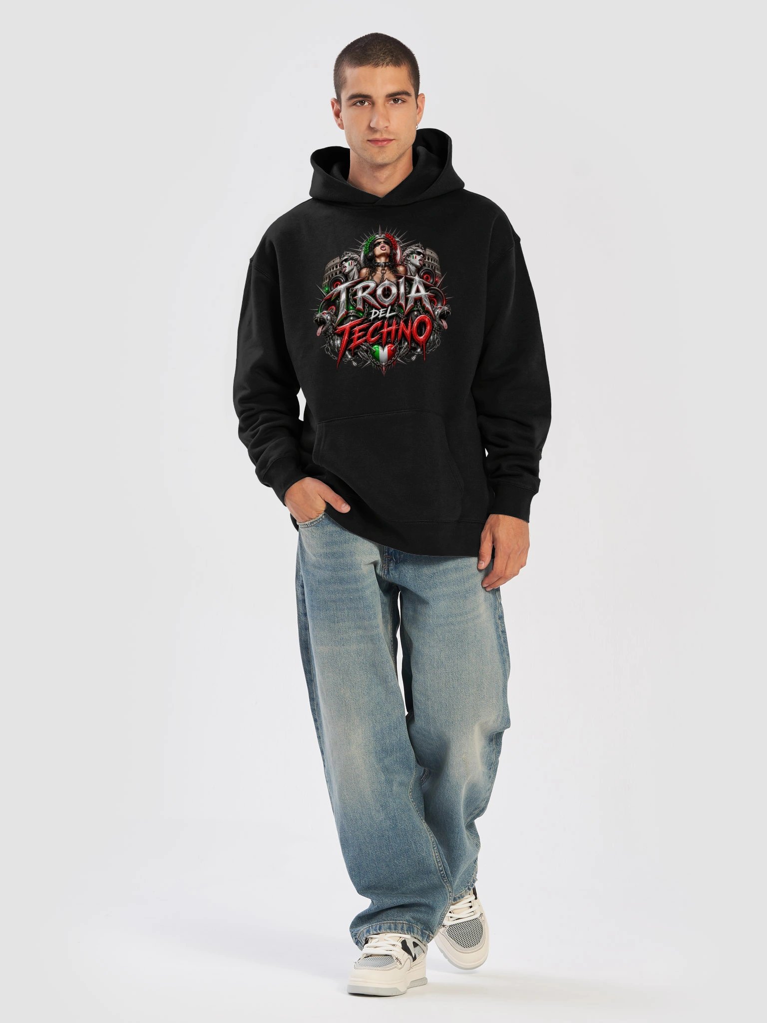 troiadeltechno italian hoodie product image (10)