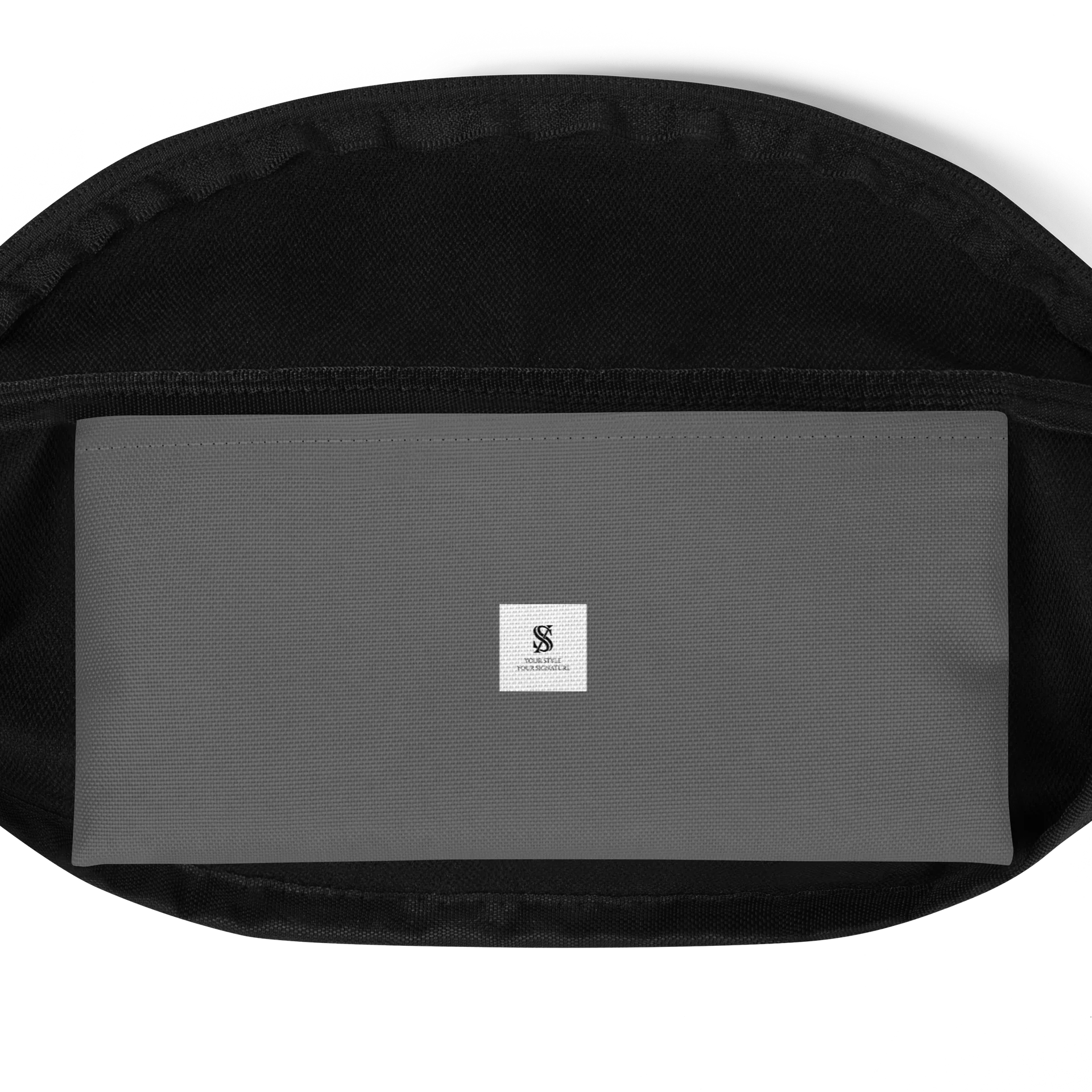 Minimal Gray All-Over Print Fanny Pack product image (4)