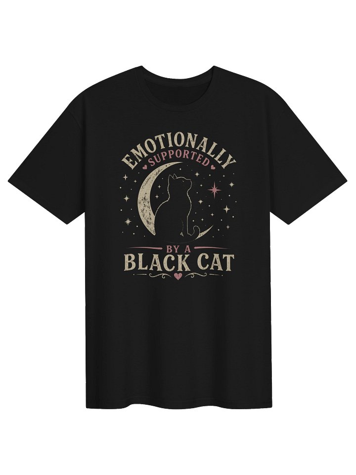 Emotionally Supported By A Black Cat product image (1)