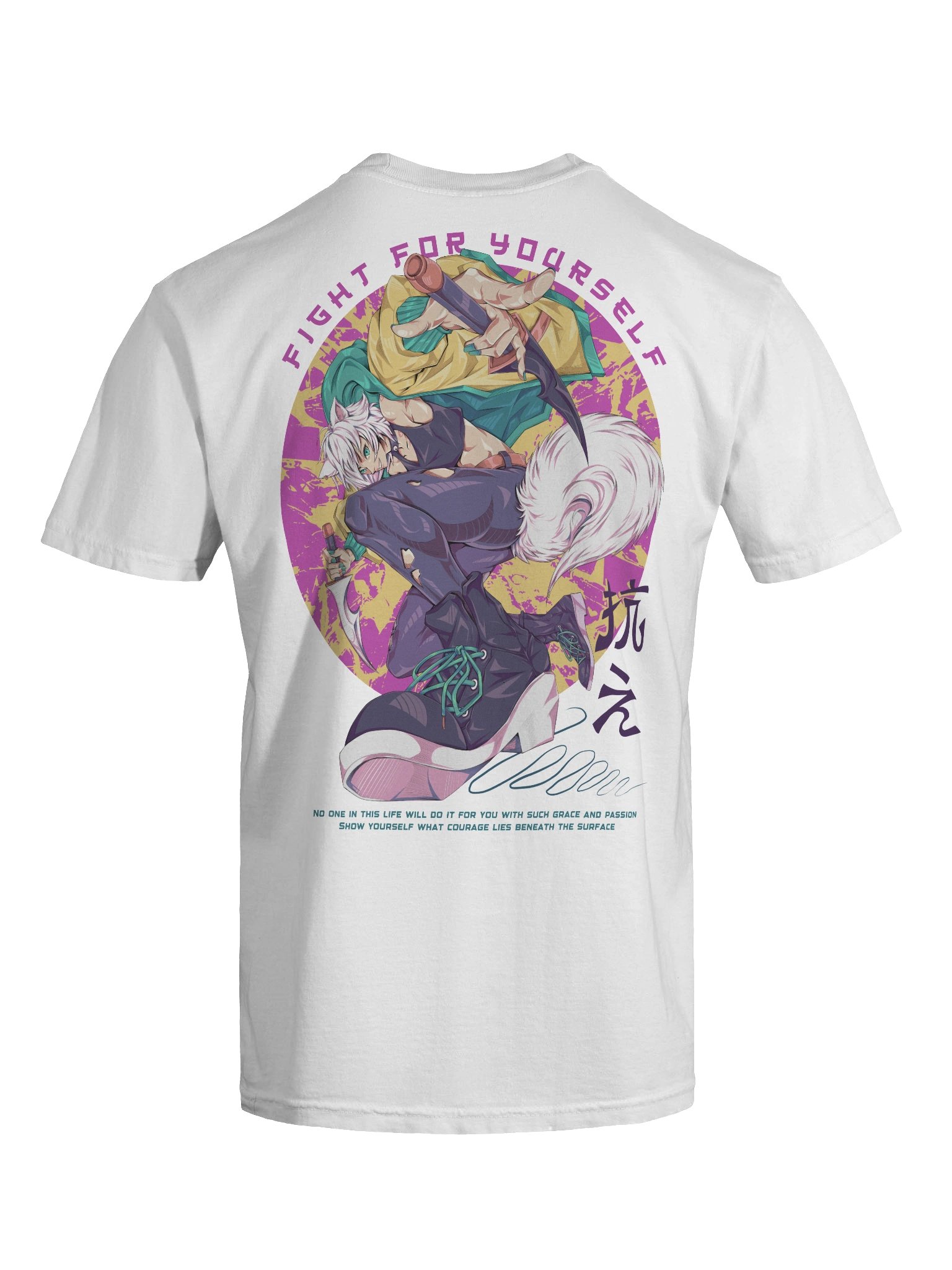 抗え FIGHT [White Tee] product image (10)