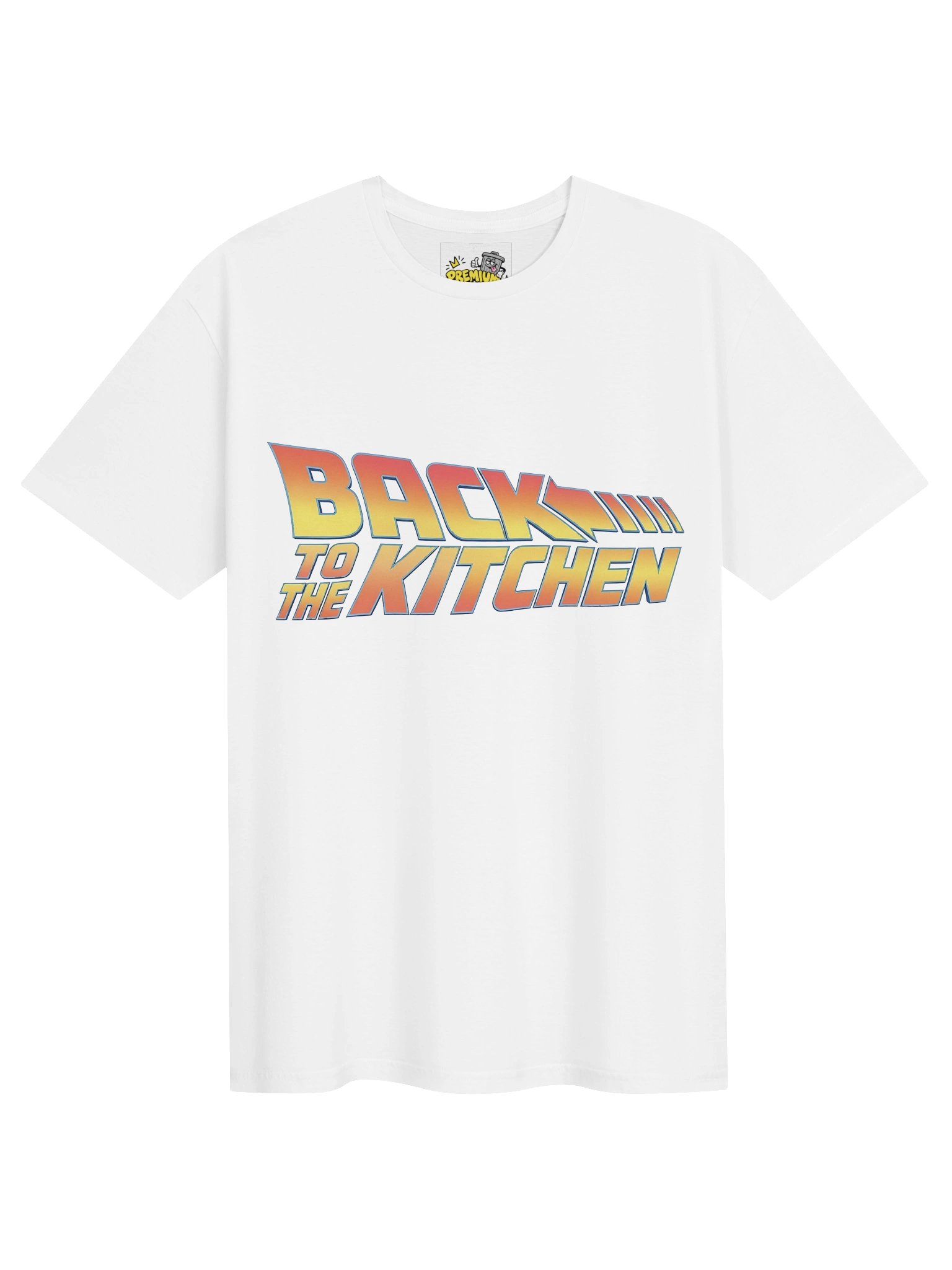BACK TO THE KITCHEN T-SHIRT (WHITE) product image (1)