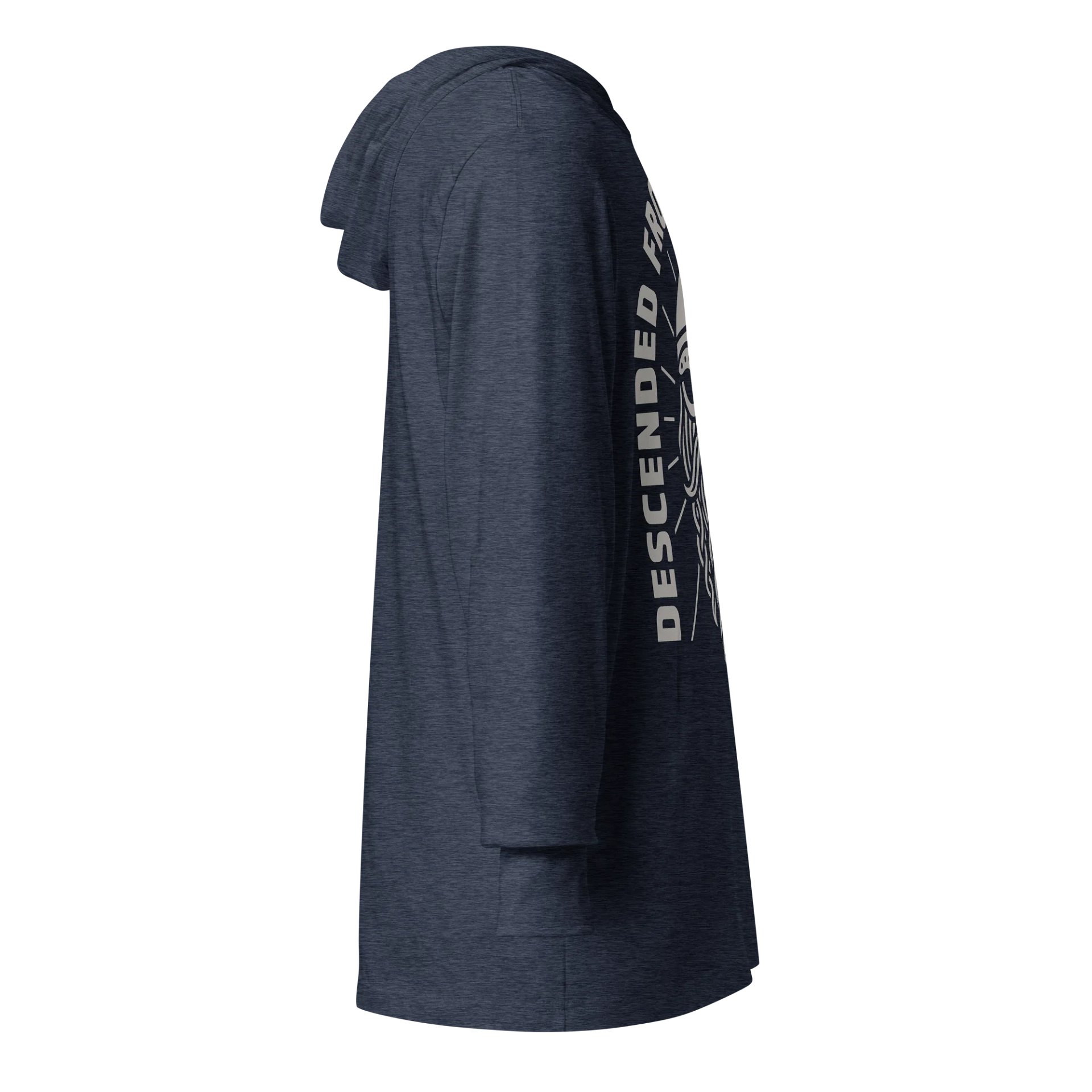 Descended from the Allfather Hooded Long Sleeve Tee product image (5)