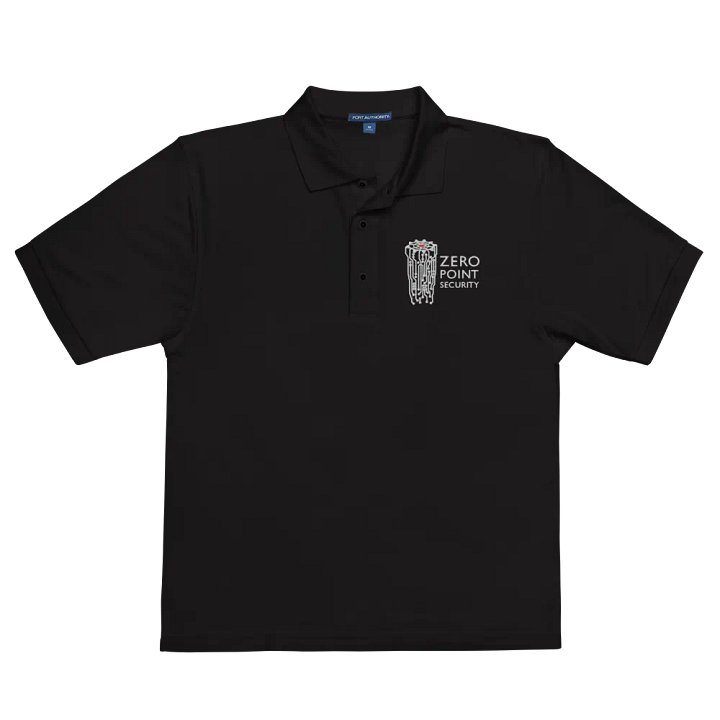 Zero-Point Polo Shirt (Black) product image (2)
