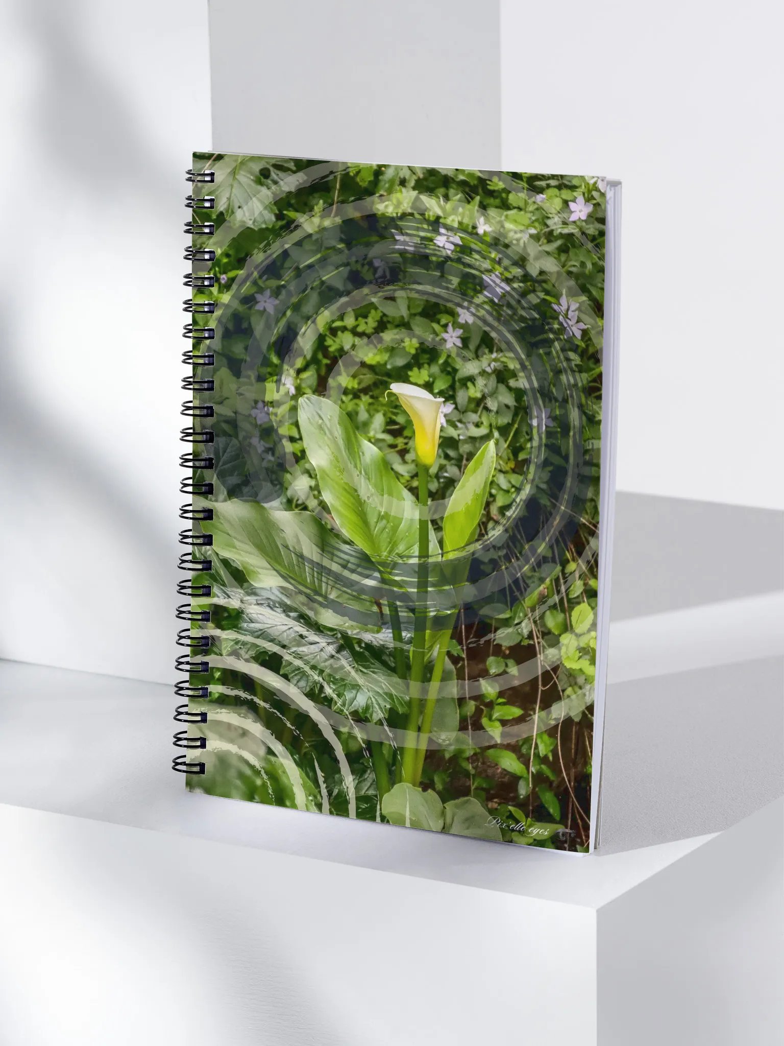 GeoGraphik Notebook – Jardin du Rayol- Arum Blanc – A5 Format product image (4)