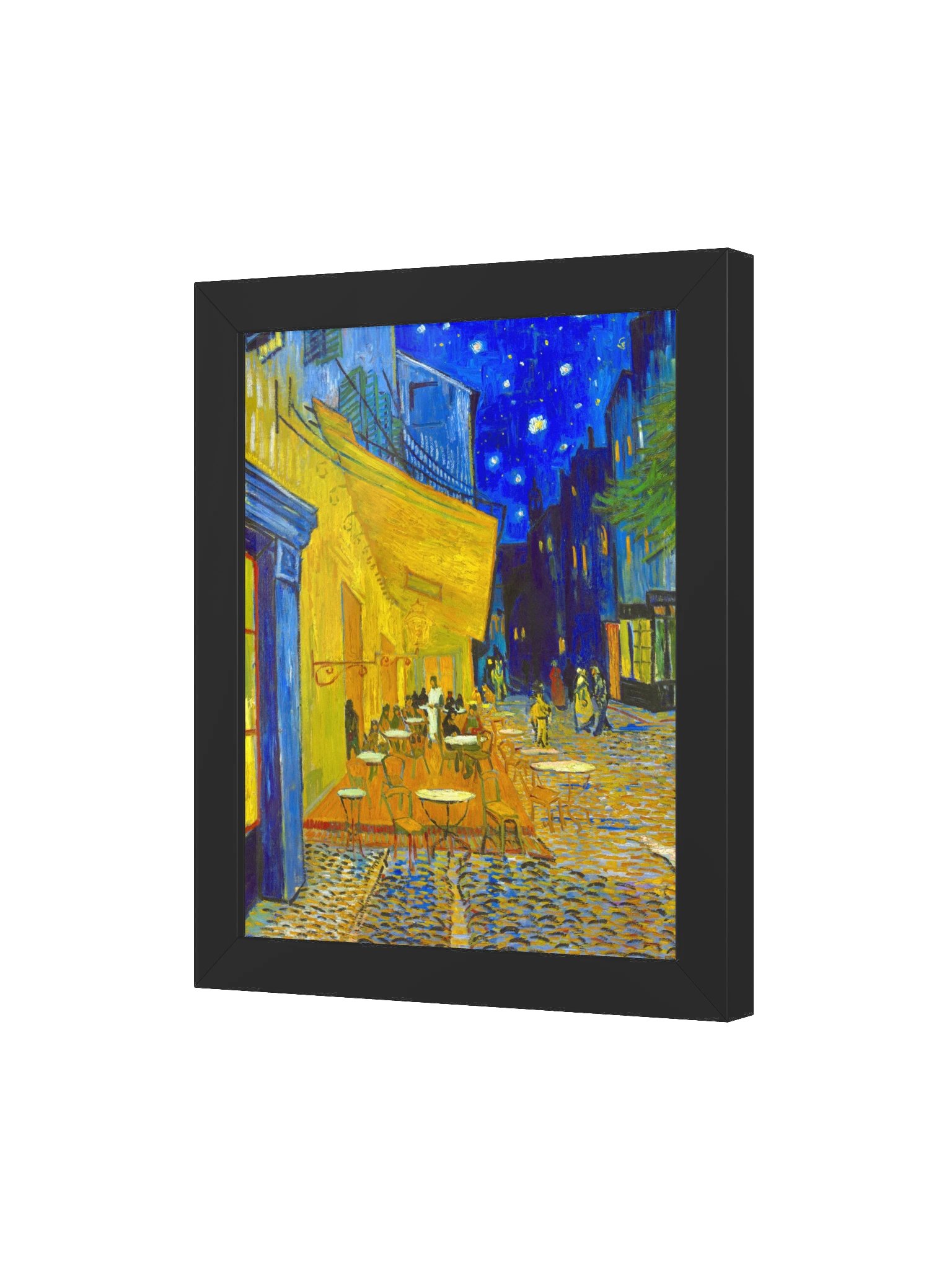 Café Terrace at Night — Small Framed Matte Poster product image (7)