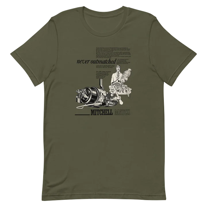 Mitchell 440a Match Reel T-Shirt (Khaki) product image (2)