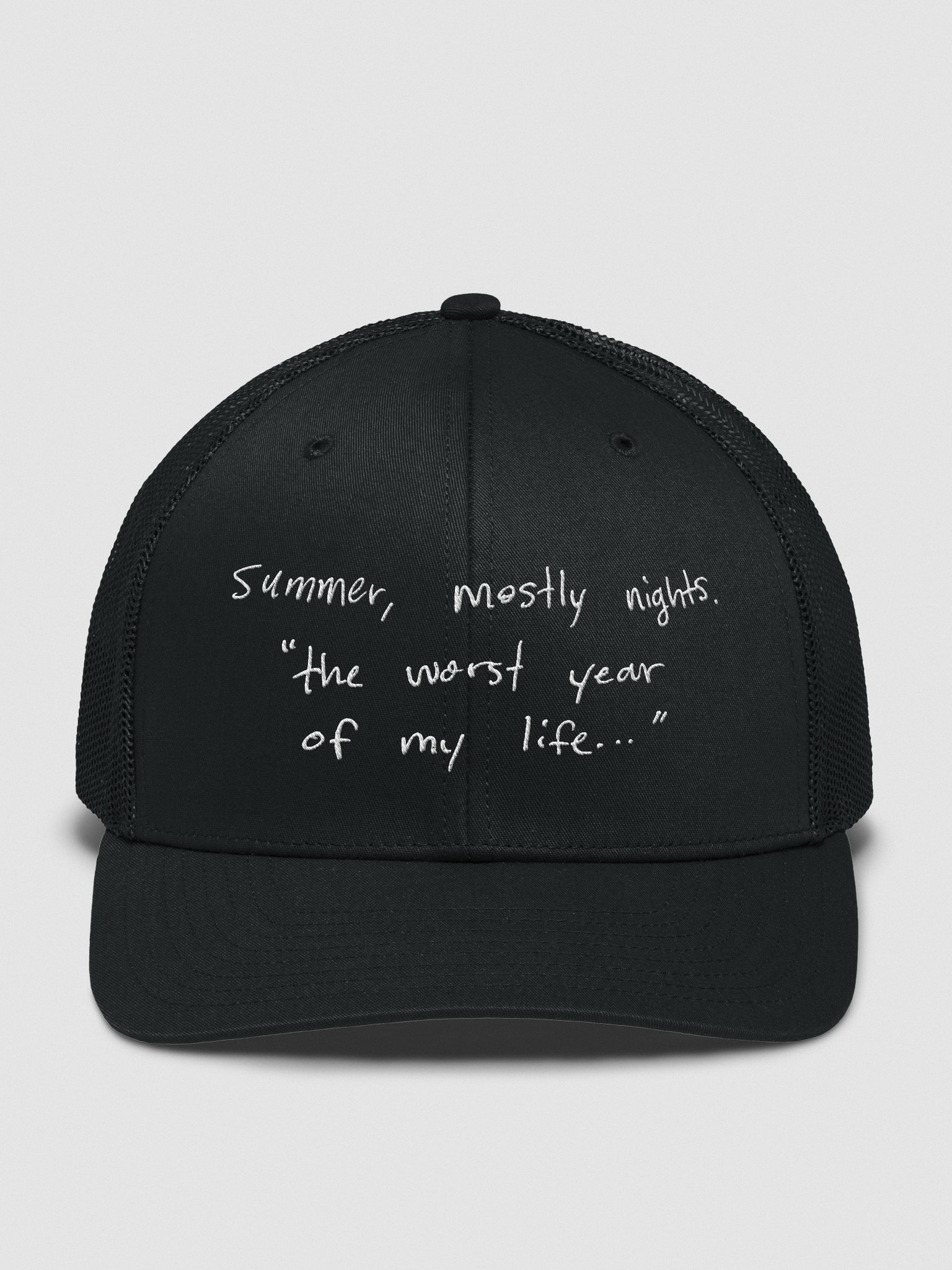 "SUMMER, MOSTLY NIGHTS..." HAT product image (1)