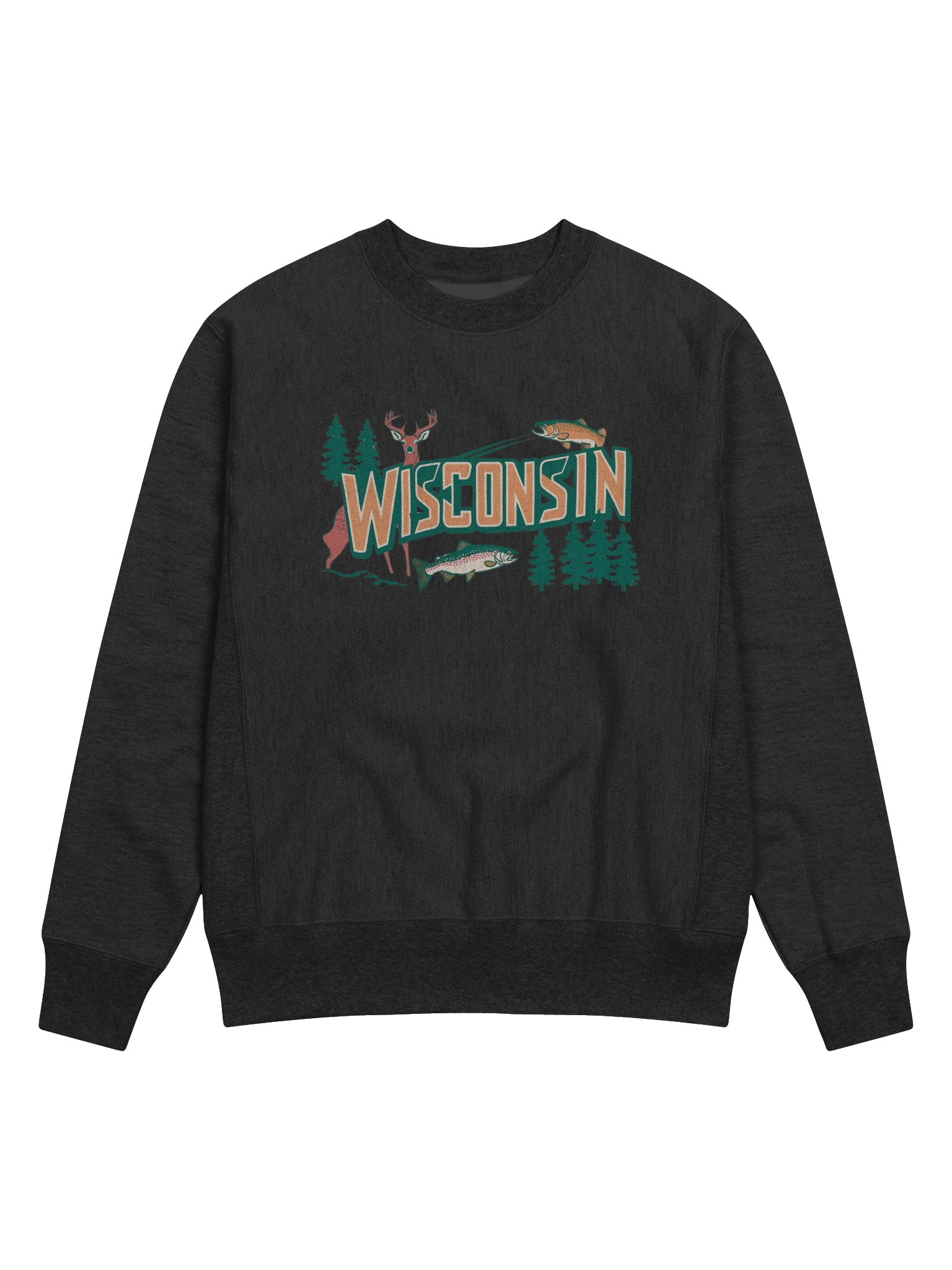 Wisconsin Northwoods Crewneck Sweater product image (1)