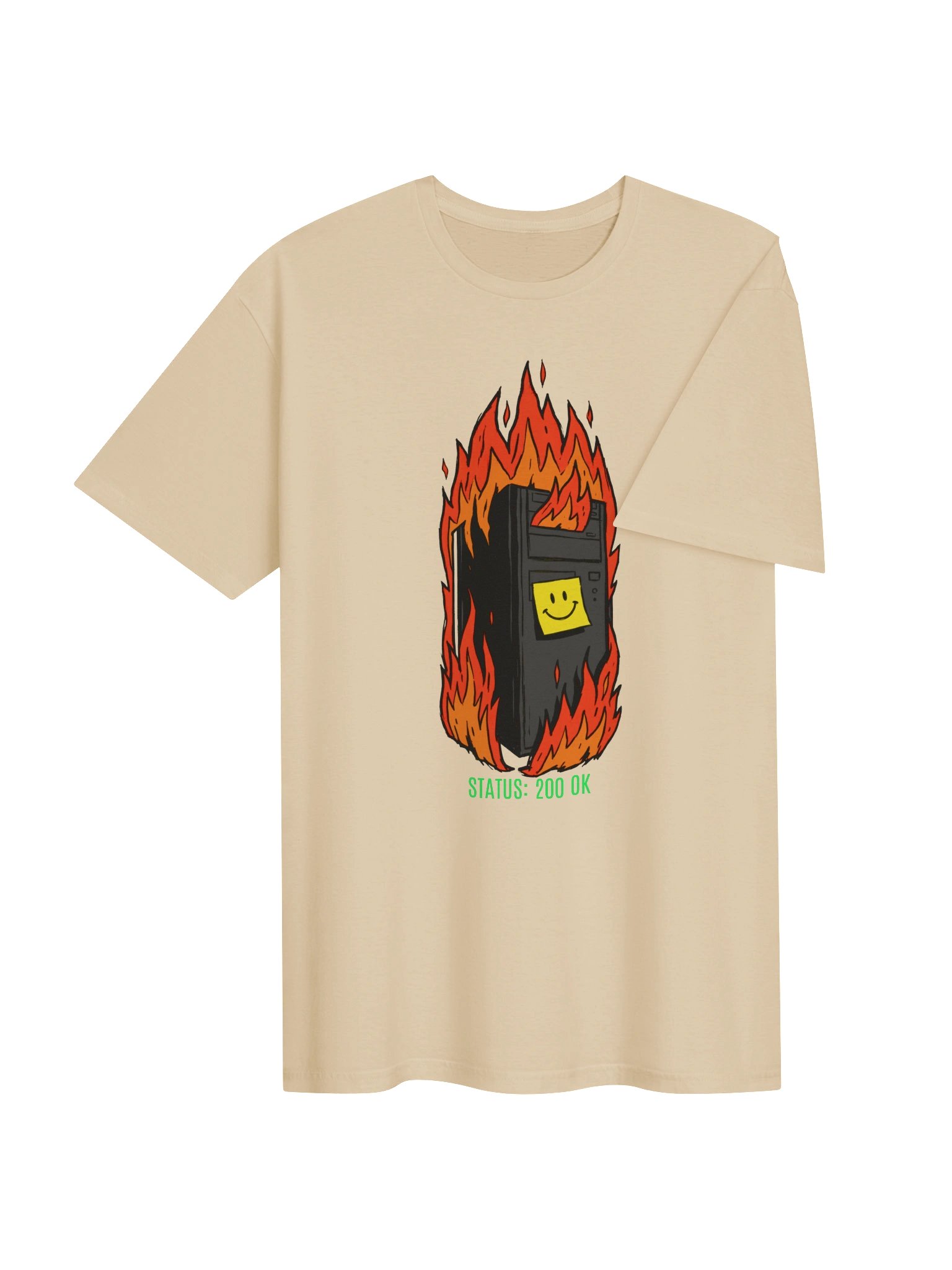 Camiseta "Status 200 OK" | Servidor en Llamas Humor Informático product image (5)