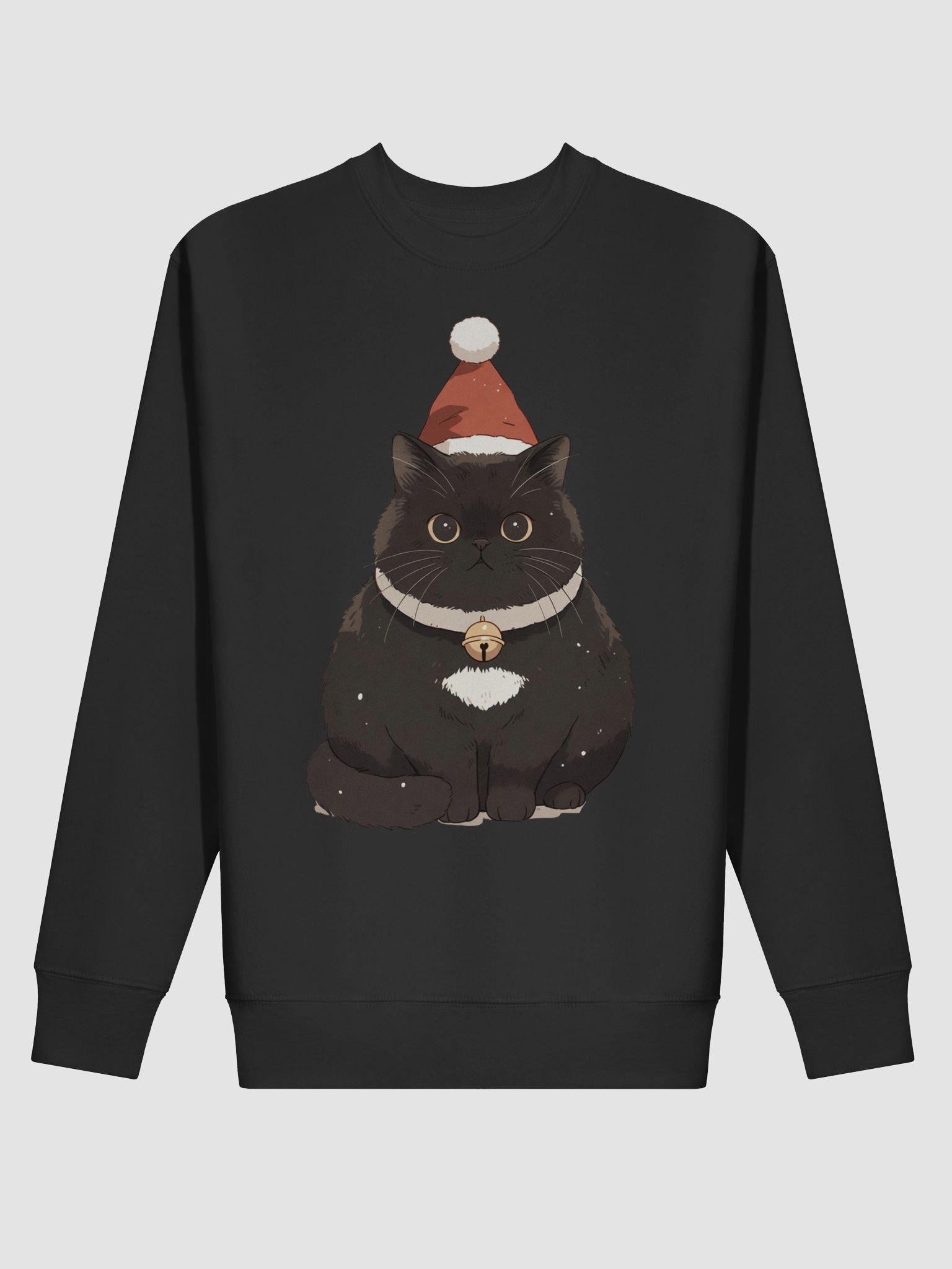 Festive Feline Santa Sweatshirt product image (2)