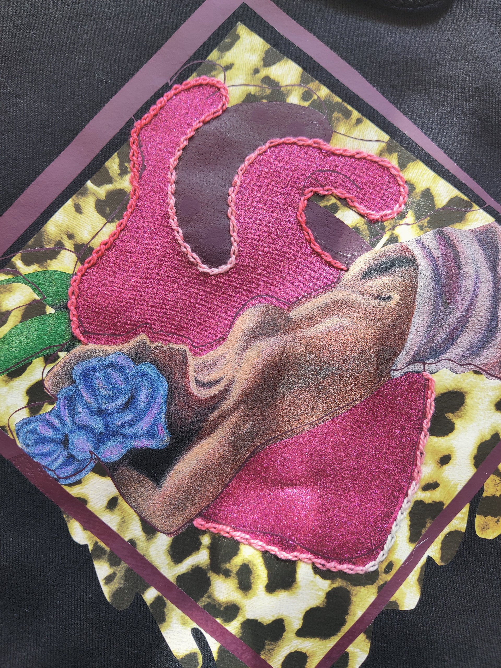 One of a Kind Hoodie Embroidered Heart product image (4)