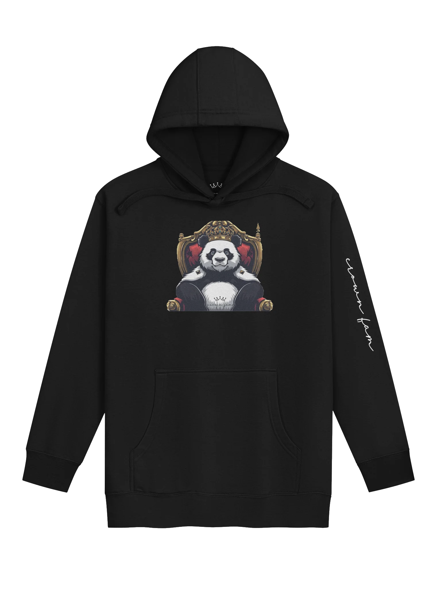 Crowned Royal Panda Unisex Hoodie product image (4)