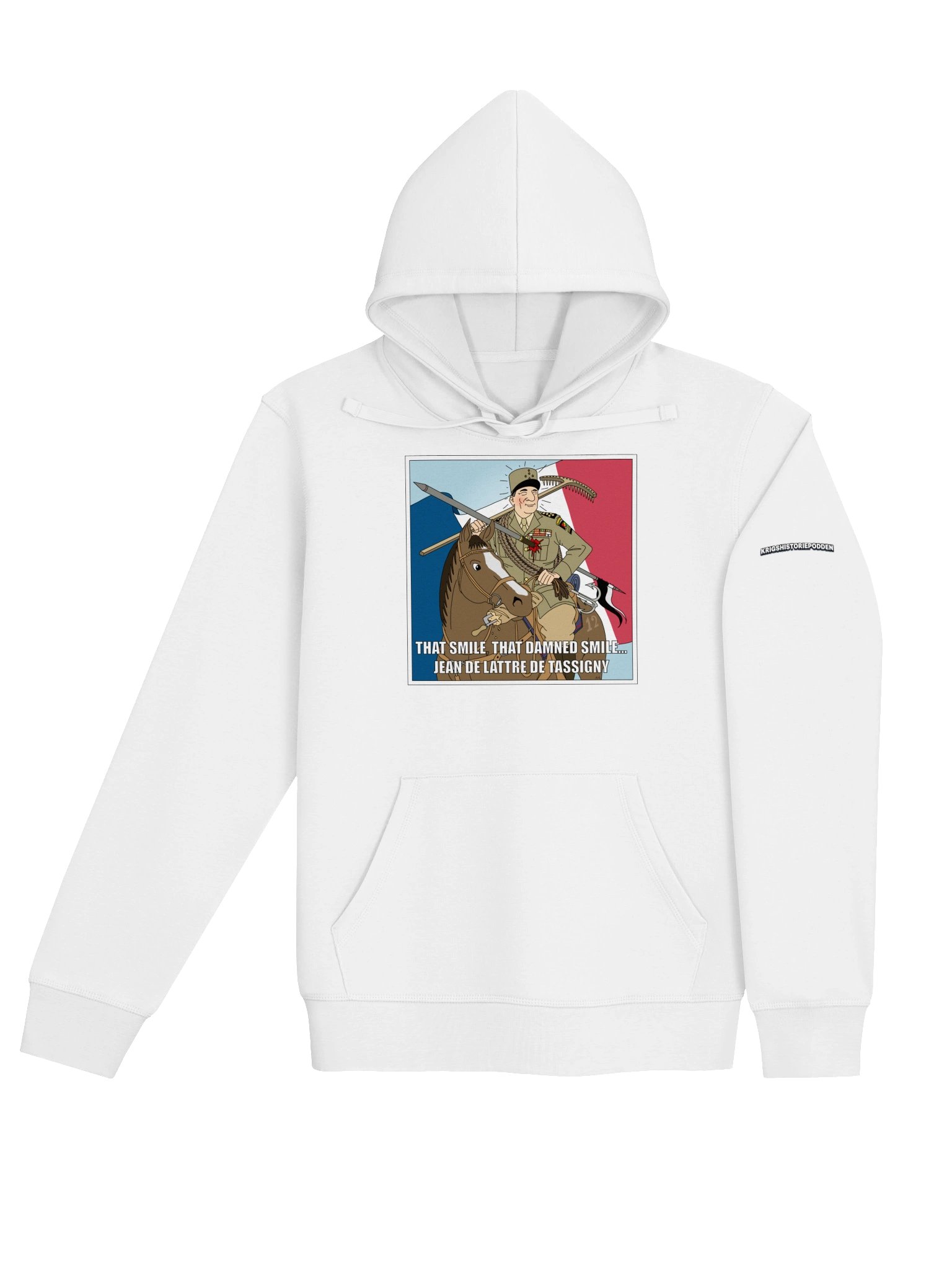 That smile, That damn smile - Jean De Lattre De Tassigny (Premium Organic Hoodie) product image (4)