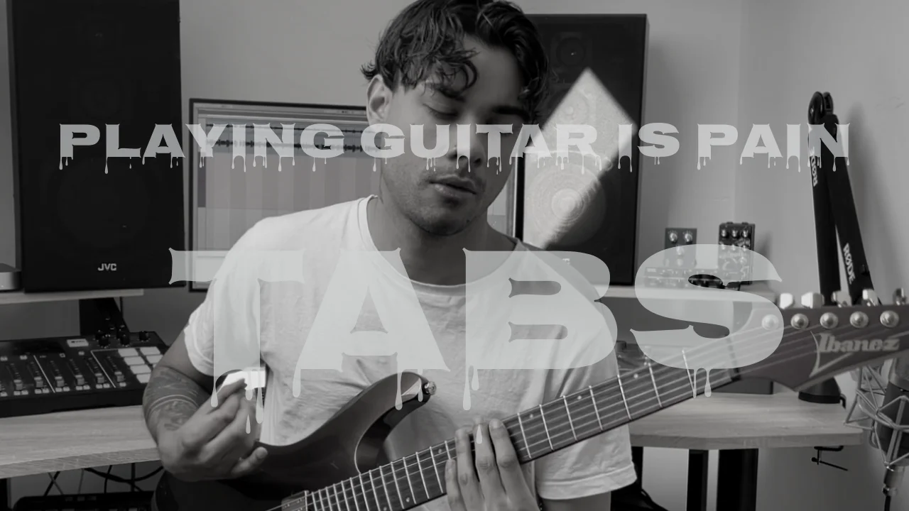Playing Guitar Is Pain Tabs product image (1)