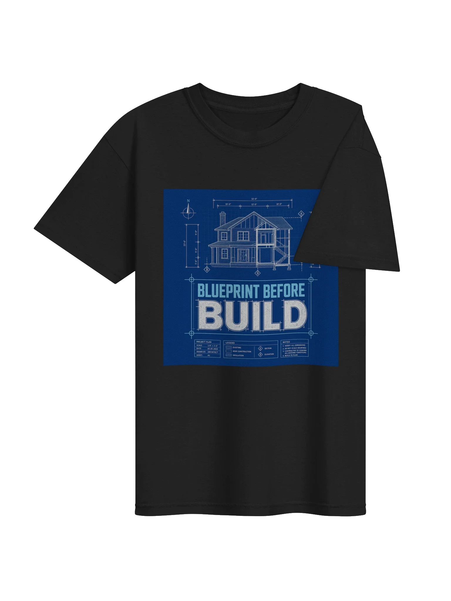 Blueprint Before Build Tee — view 4