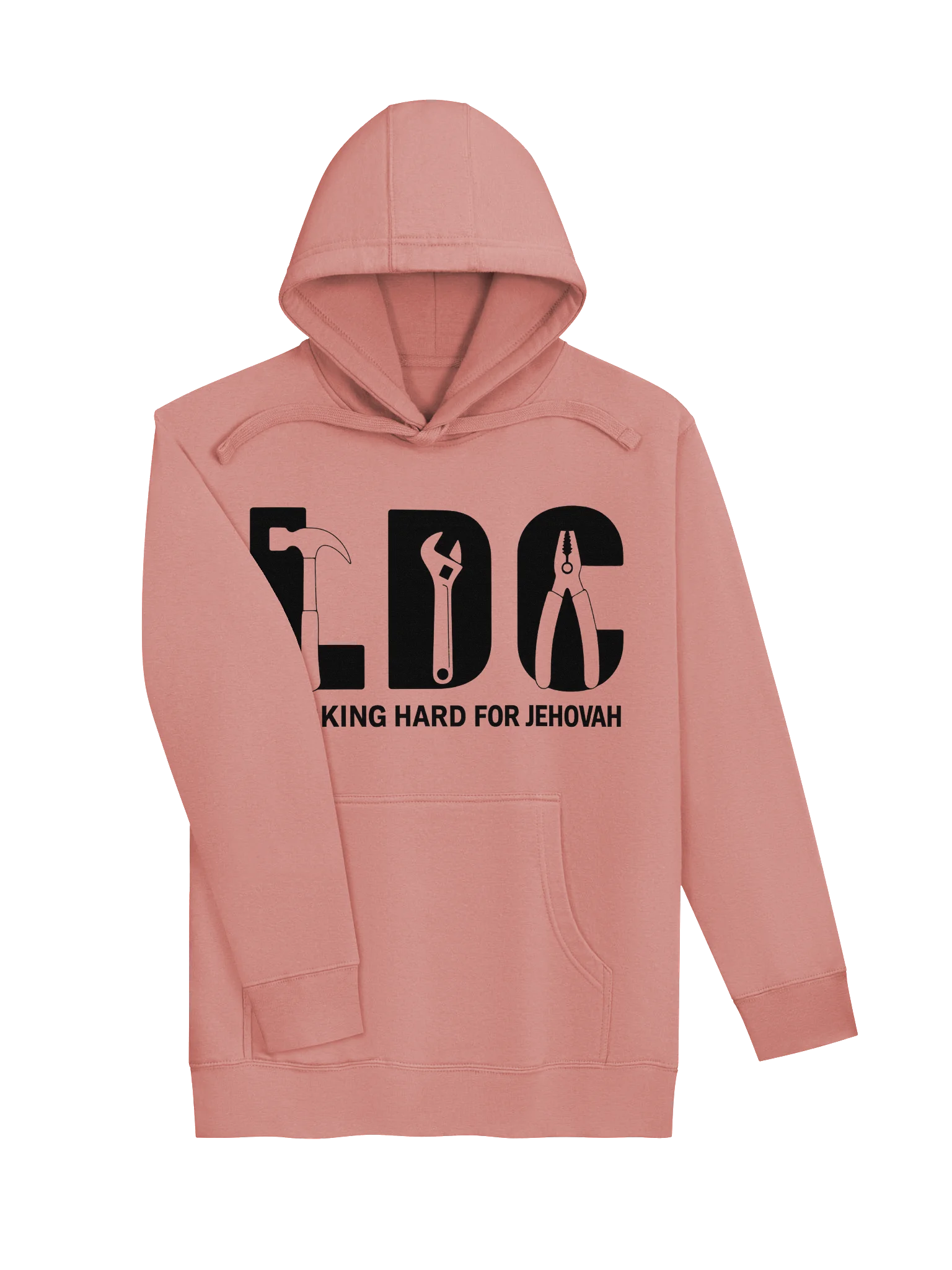 LDC Volunteer “Working Hard for Jehovah” Unisex Hoodie product image (19)