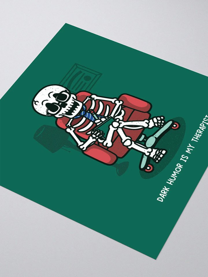 Dark Humor Is My Therapist Sticker product image (2)