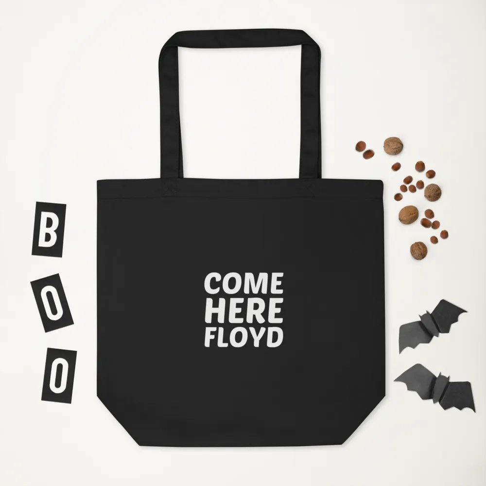 comeherefloyd BIG LOGO Cotton Tall Tote Bag product image (2)