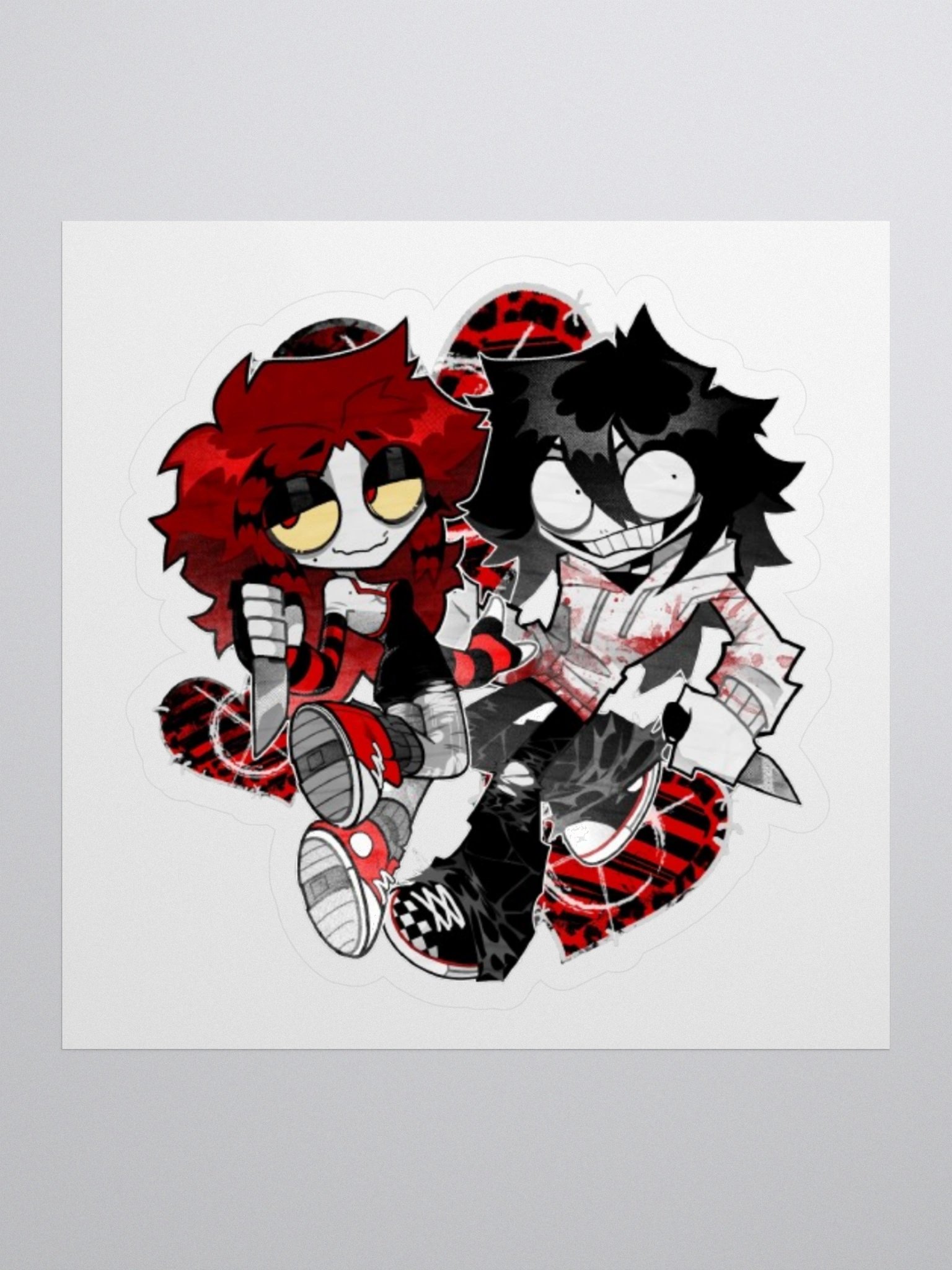 GHOST x JEFF THE KILLER STICKER product image (1)