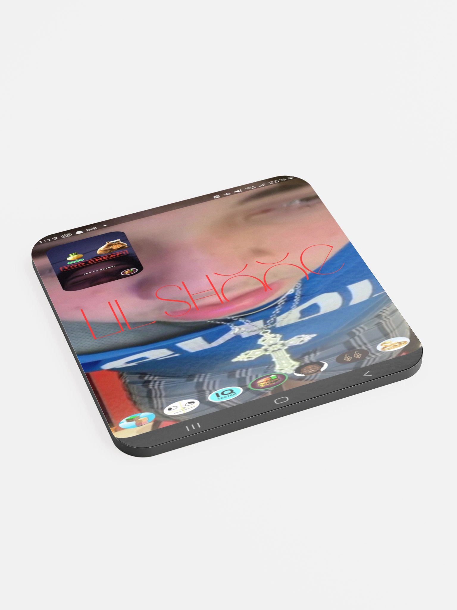 Lil Shooe in His Boxers Glossed Cork Coaster product image (2)