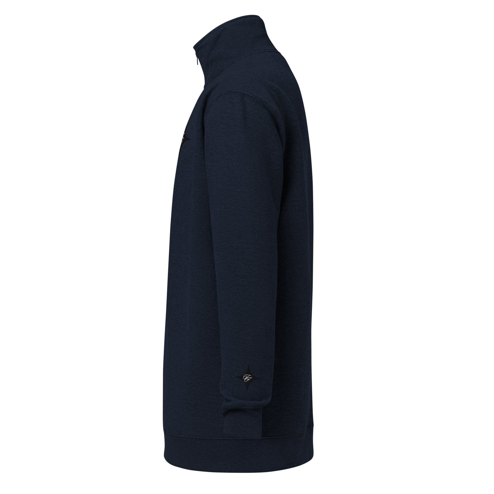 F&F Star Fleece Quarter-Zip (BLK) product image (5)