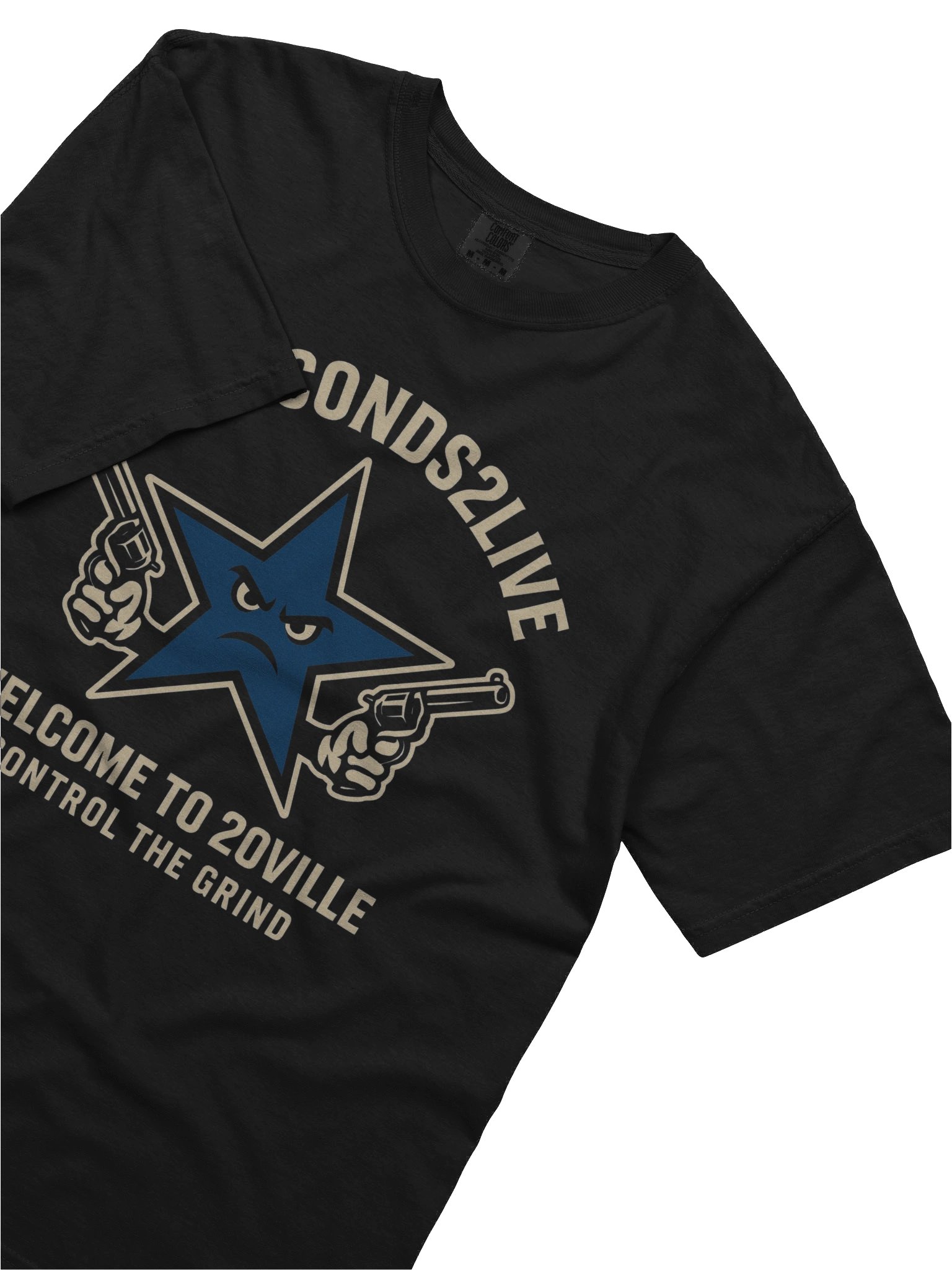 20SECONDS 2 LIVE "WELCOME TO 20VILLE" HEAVYWEIGHT TEE product image (5)