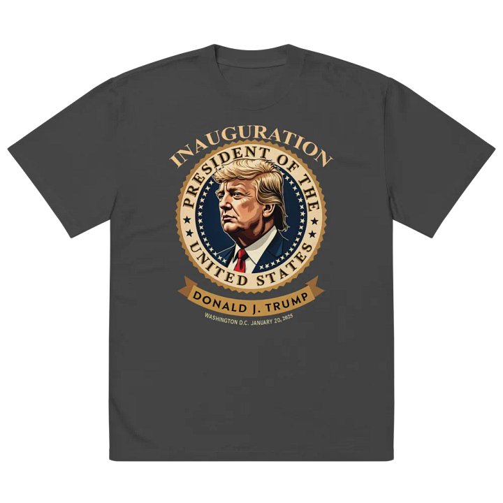 Donald J. Trump Presidential Inauguration Emblem Oversized Tee product image (2)